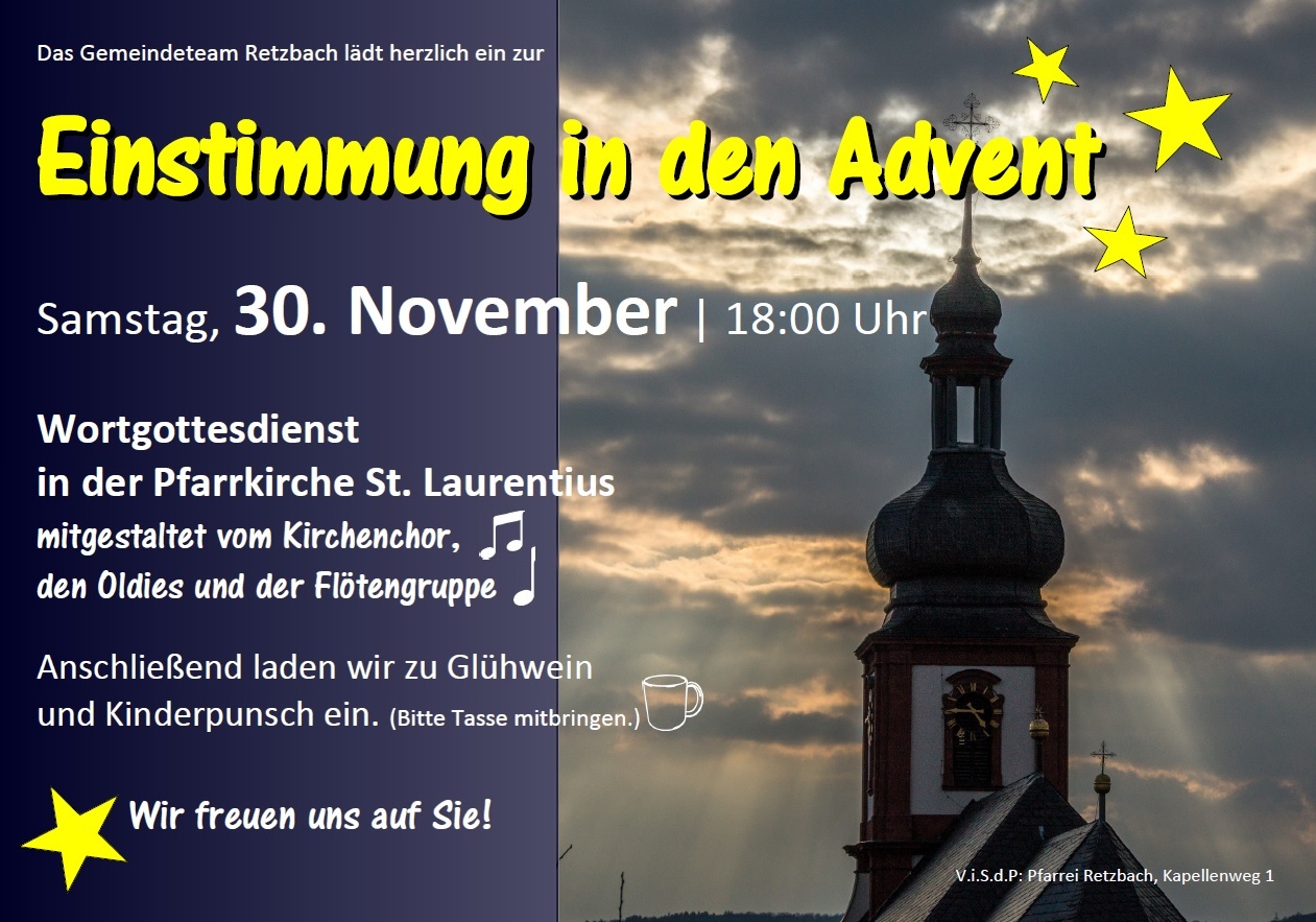 2024 Advent Einstimmung